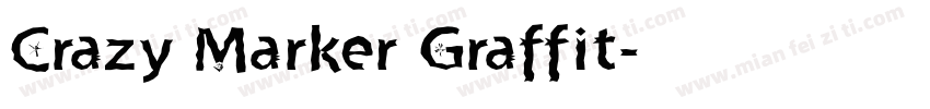 Crazy Marker Graffit字体转换
